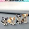 Miniature Corgi Figurines