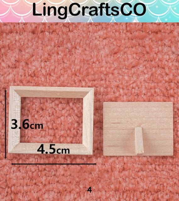 Miniature Wood Photo Frame