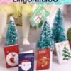 10PCS Miniature Christmas Cards