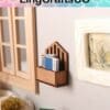 Miniature House Shape Storage Shelf