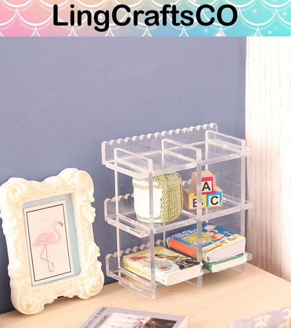 Miniature Acrylic Display Shelf