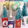 10PCS Miniature Christmas Cards