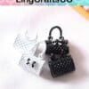 Dollhouse Black White Handbag