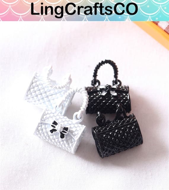 Dollhouse Black White Handbag