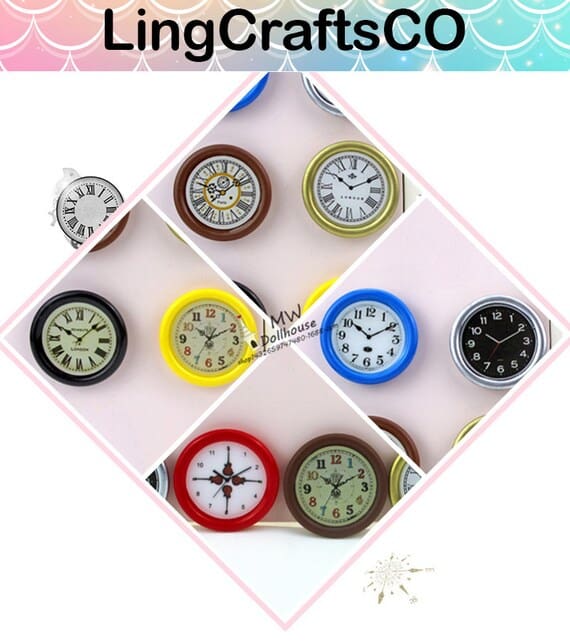 Miniature Round Wall Clock