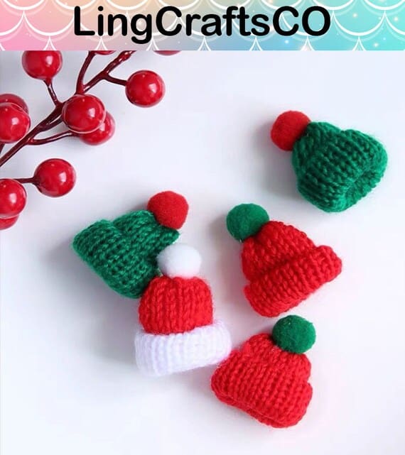 Miniature Christmas Scarf Set