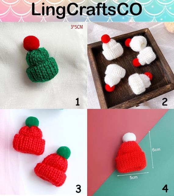 Miniature Christmas Scarf Set