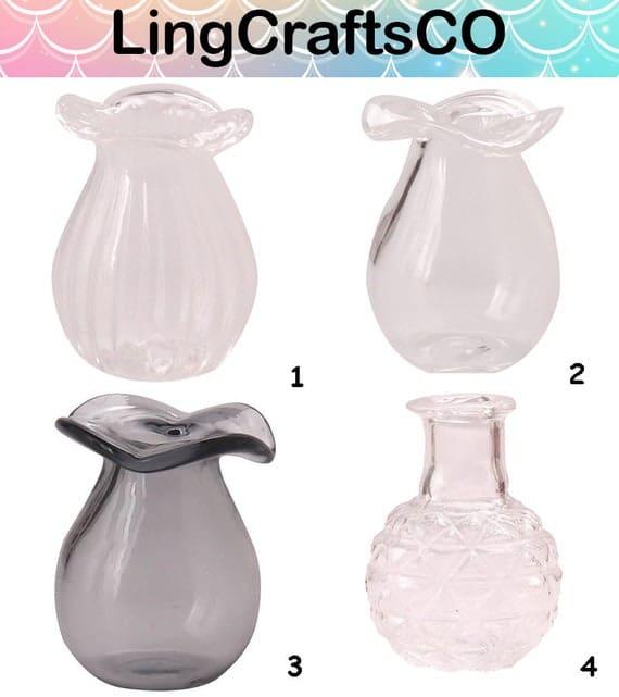 Miniature Transparent Vase