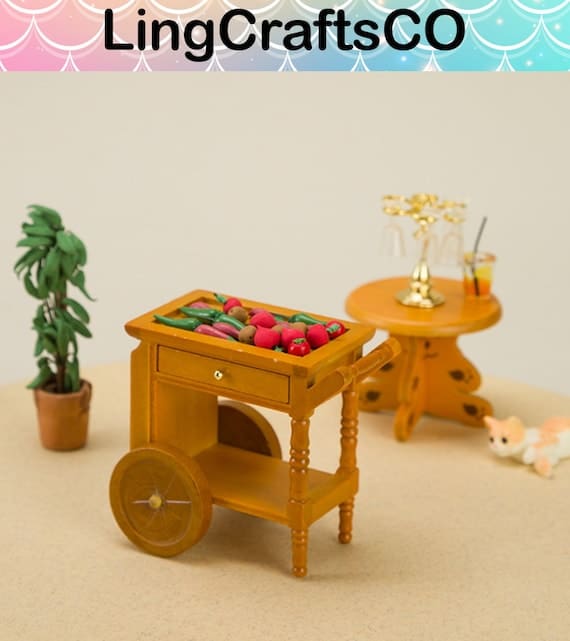 Dollhouse Serving Cart