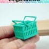 Miniature Green Storage Basket