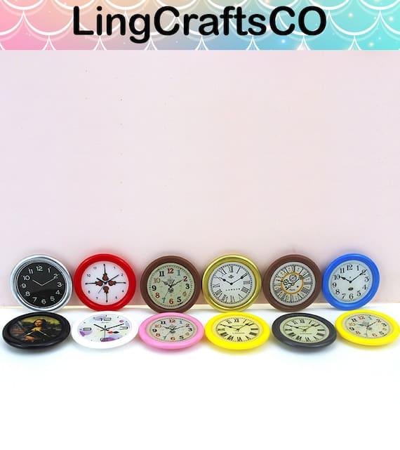 Miniature Round Wall Clock