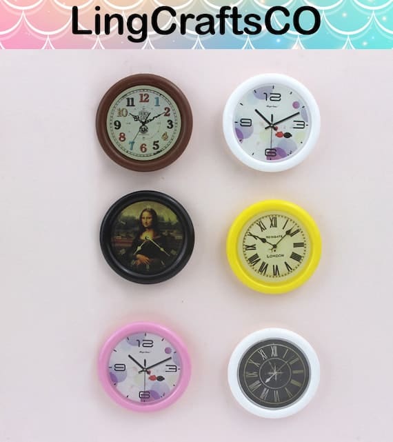 Miniature Round Wall Clock