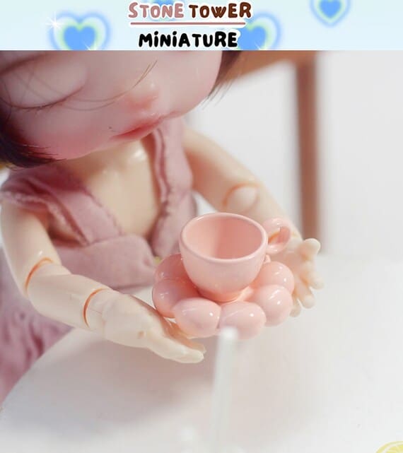 Miniature Tea Cup Set