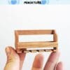 Miniature Wood Wine Rack