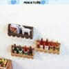 Miniature Wood Wine Rack