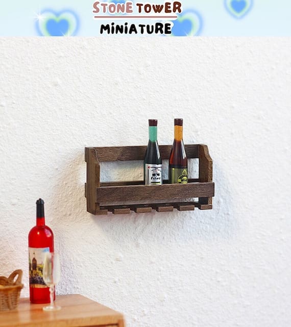 Wood Wine Rack Miniature