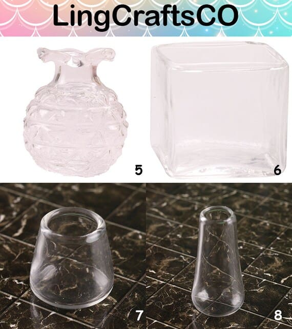 Miniature Transparent Vase