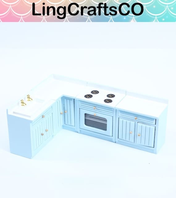 Miniature Kitchen Cabinets Set