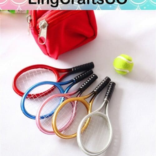 Miniature Tennis Racket Ball Set