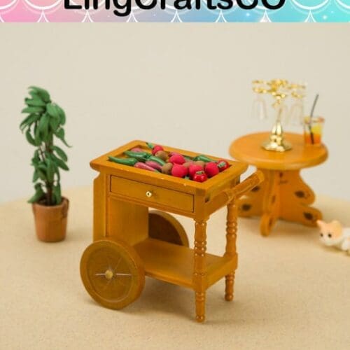 Dollhouse Serving Cart