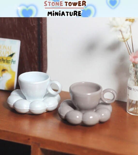 Miniature Tea Cup Set