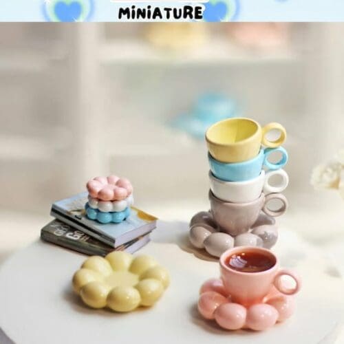 Miniature Tea Cup Set