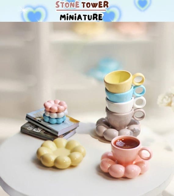 Miniature Tea Cup Set