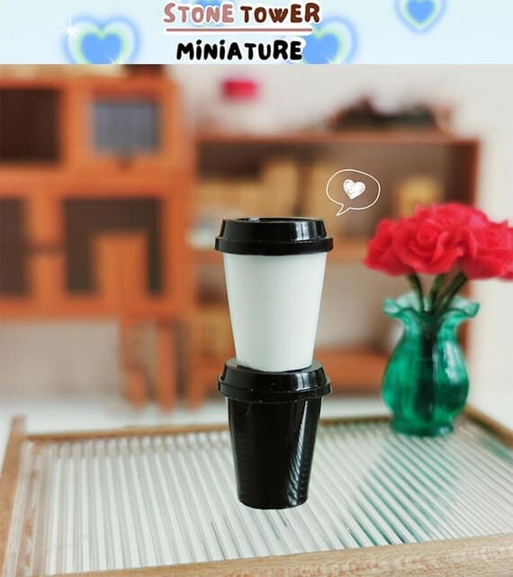 2PCS Miniature Portable Coffee Cup