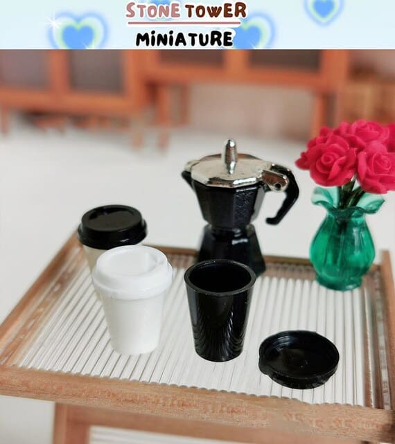 2PCS Miniature Portable Coffee Cup