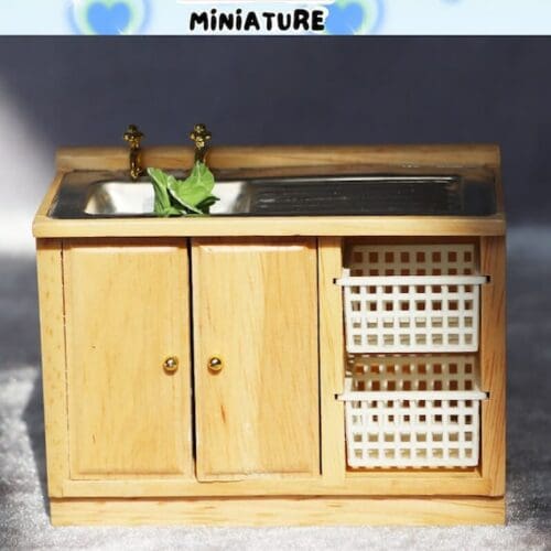 Dollhouse Wooden Sink