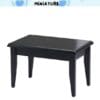 Dollhouse Black Table Set