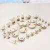 Miniature Porcelain Tableware Set