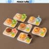 Miniature Breakfast Food