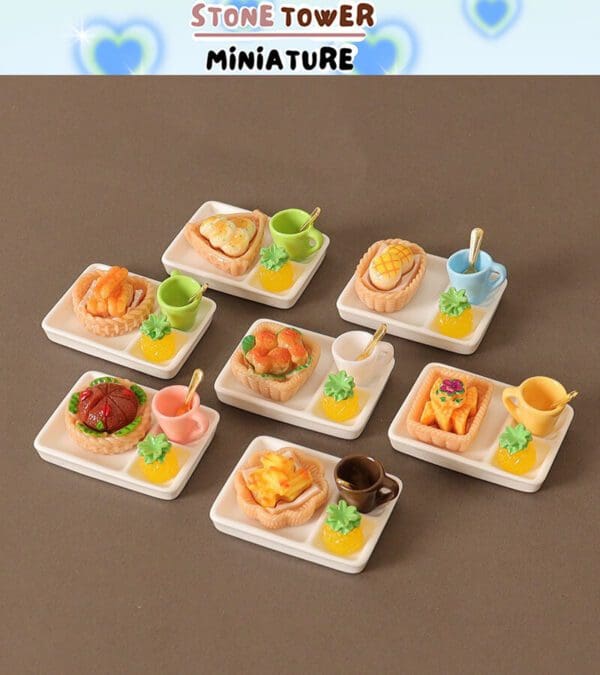 Miniature Breakfast Food