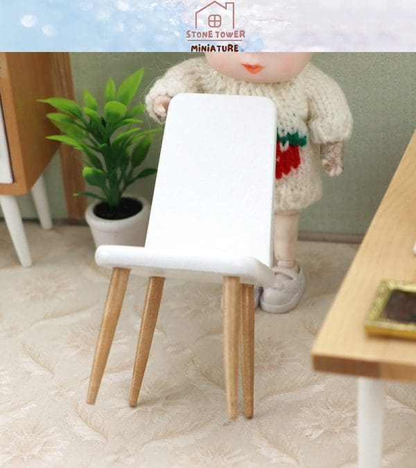 Miniature White Chairs