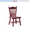 Miniature Wooden Red Chairs