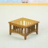 Miniature Wooden Square Table