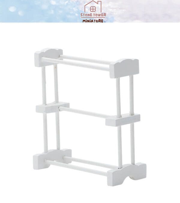 Miniature Wooden Towel Rack