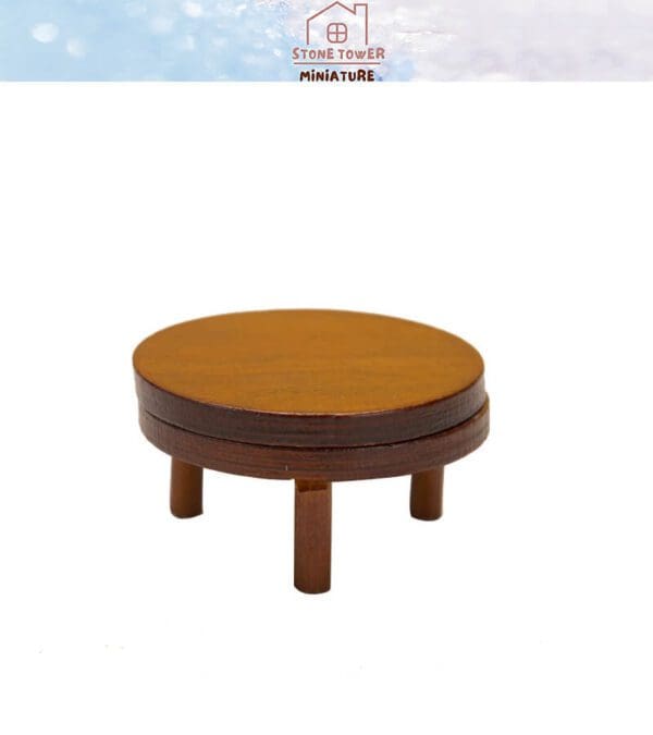 Miniature Round Brown Chair