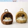 Miniature Rattan Cat Nest