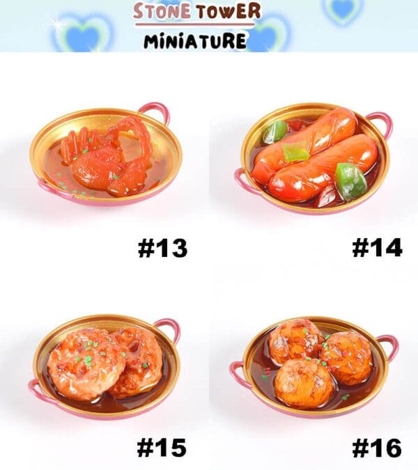 Miniature Dry Pot Food