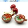 Miniature Clay Pot Food