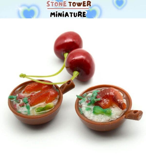 Miniature Clay Pot Food