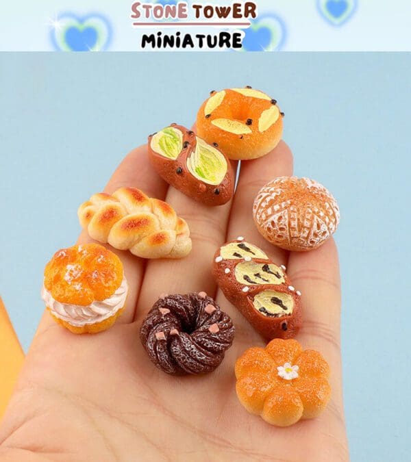 Miniature Sweet Bread Food