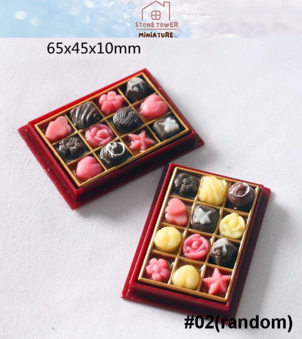 Miniature Box Cake Food