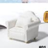 Miniature White Sofa Chairs