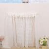 Miniature White Lace Curtains