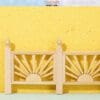 Miniature Unpainted Wooden Railing