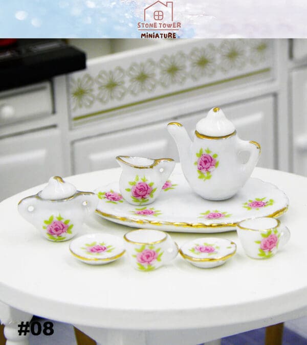 Dollhouse Ceramic Teaware Set