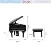 Dollhouse Wooden Grand Piano